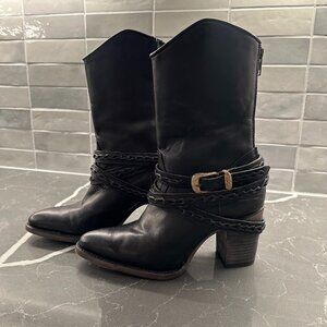 Black Freebird Cadence Boots | Size 8 | Western Cowboy Leather